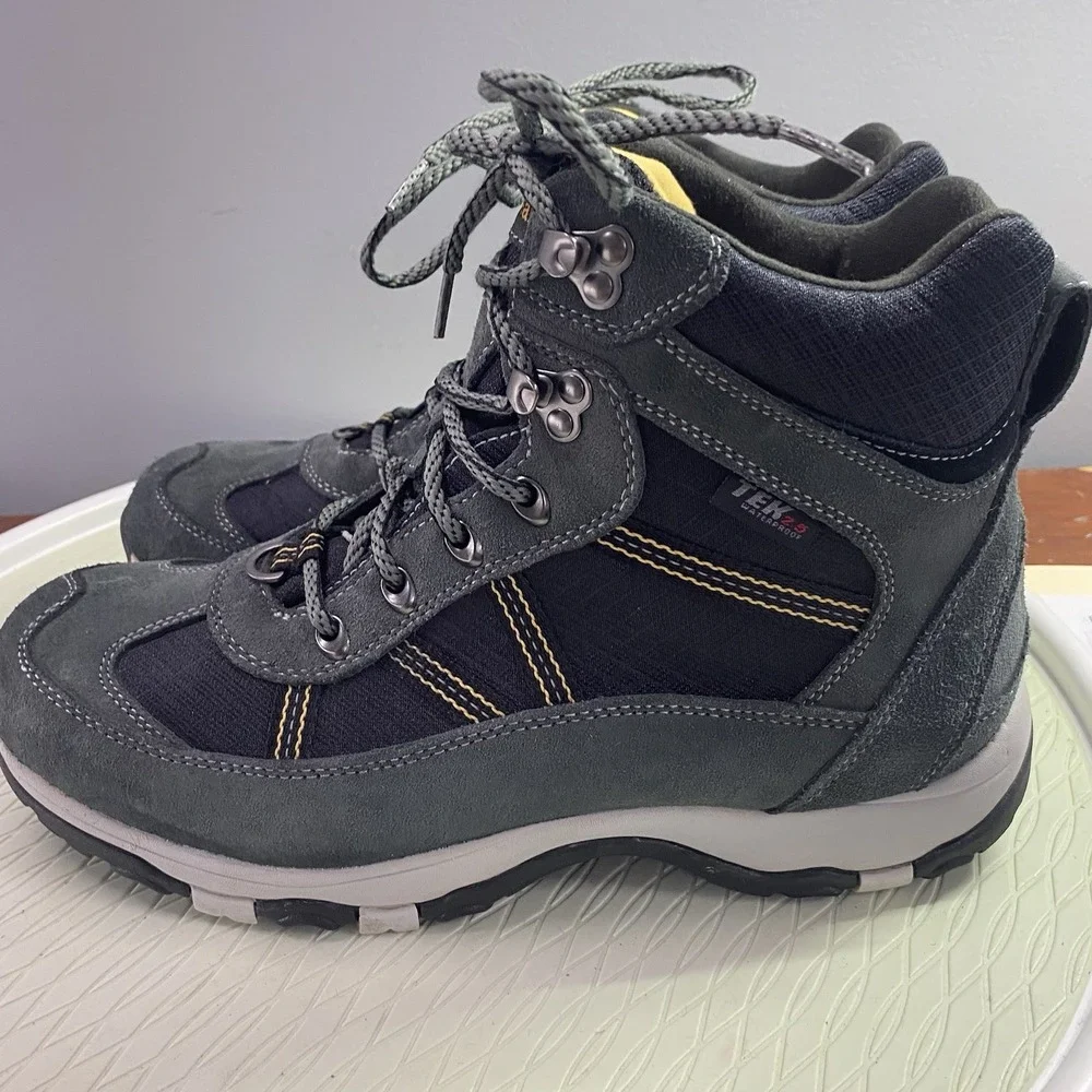 LL BeanTek‎ 2.5 Gray&Black Waterproof Primaloft Suede Hiking Boot Hi-top Men's9M